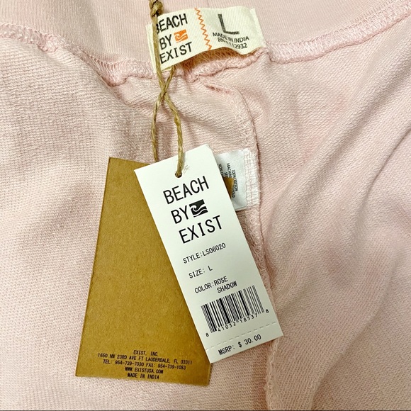 Beach By Exist Light Pink Shorts - Picture 6 of 6